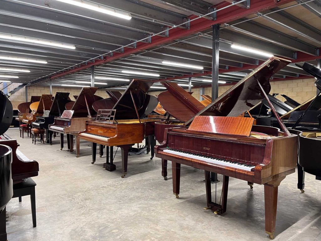 Piano Auction with over 100 pianos available for all budgets and skill levels